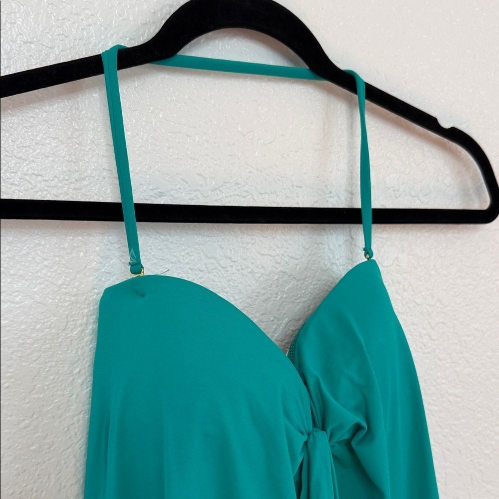 Ralph Lauren Y2K vacation Teal One Piece Swimsuit - Picture 4 of 10